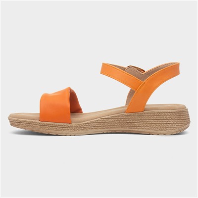 Sara Womens Orange Sandal