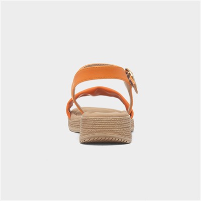 Sara Womens Orange Sandal
