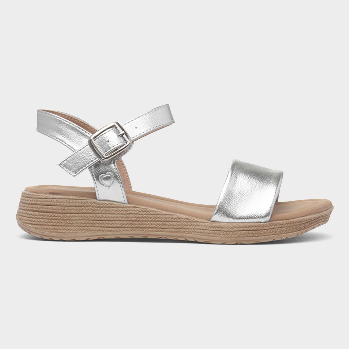 Sara Womens Silver Sandal