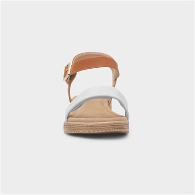 Sara Womens Stone Buckle Sandal