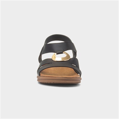Trace Womens Black Sandal