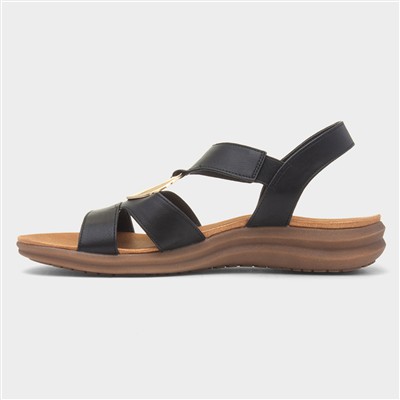 Trace Womens Black Sandal