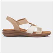 Heavenly Feet Trace Womens Beige Sandal (Click For Details)