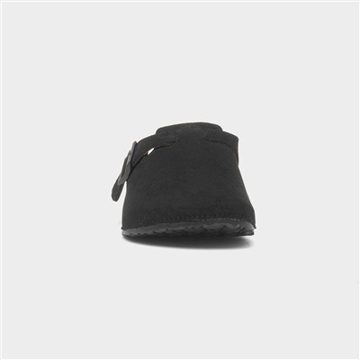 Womens Black Mule Sandal