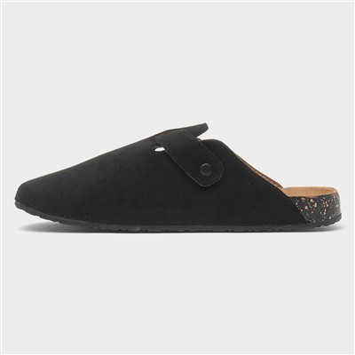 Womens Black Mule Sandal