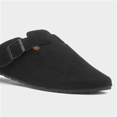 Womens Black Mule Sandal