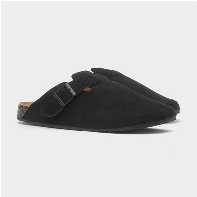 Womens Black Mule Sandal