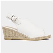 Krush Kerrie Womens White Wedge Sandal (Click For Details)
