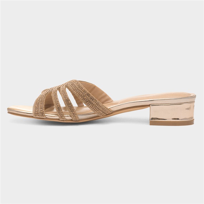 Helena Womens Gold Sandal