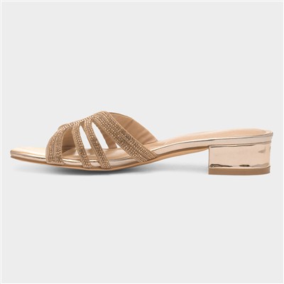 Helena Womens Gold Sandal