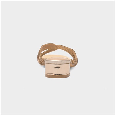 Helena Womens Gold Sandal