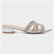 Truffle Helena Womens Silver Heeled Sandal (Click For Details)