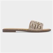 Truffle Collection Rowan Womens Gold Mule Sandal (Click For Details)
