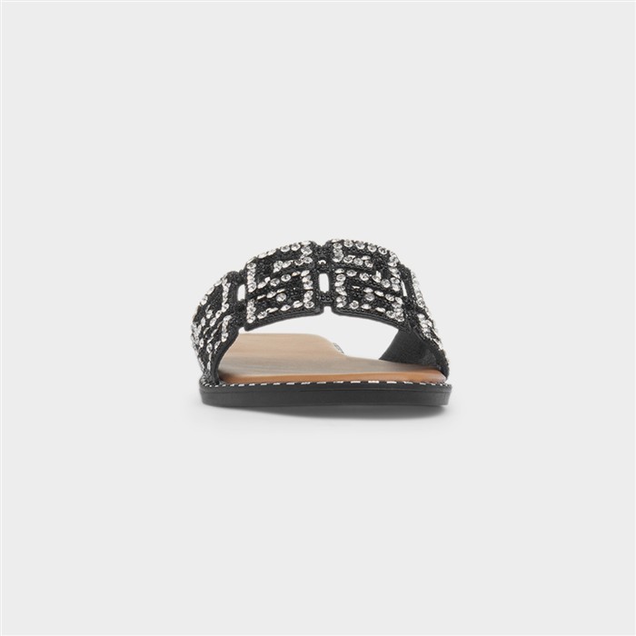 Rowan Womens Black Mule Sandal