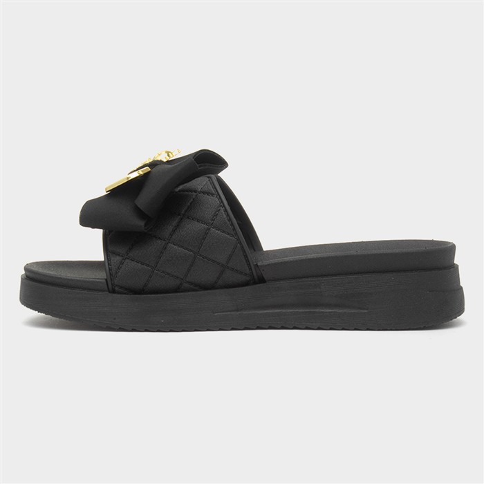 Josie Womens Black Mule Sandal