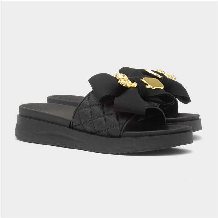 Josie Womens Black Mule Sandal