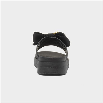 Josie Womens Black Mule Sandal