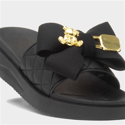 Josie Womens Black Mule Sandal