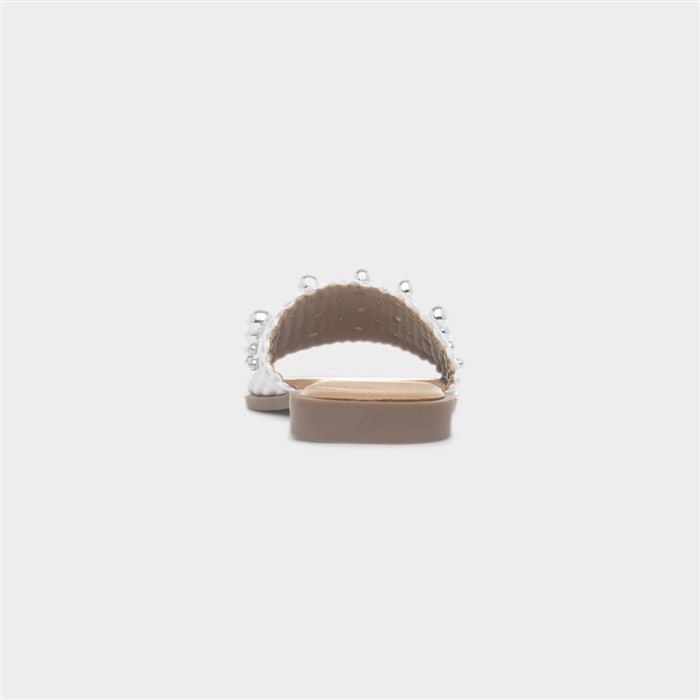 Valentina Womens White Sandal