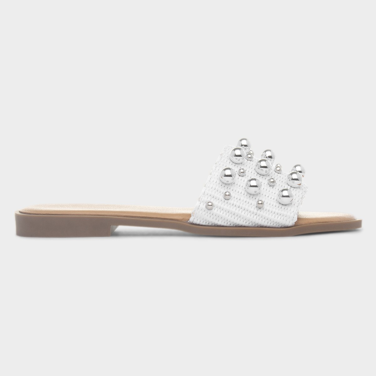 Valentina Womens White Sandal
