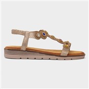 Krush Kaitlin Womens Gold Gem Sandal (Click For Details)