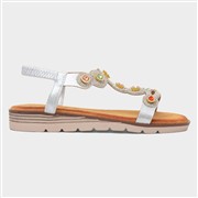 Krush Kaitlin Womens Silver Gem Sandal (Click For Details)