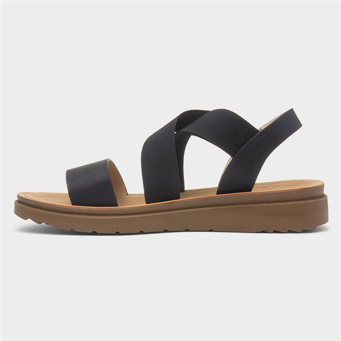 Marlene Womens Black Wide Fit Sandal