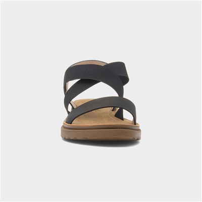 Marlene Womens Black Strappy Sandal