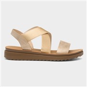 Maya Grace Marlene Womens Gold Strappy Sandal (Click For Details)
