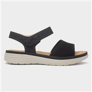 Maya Grace Ella Womens Black Easy Fasten Sandal (Click For Details)