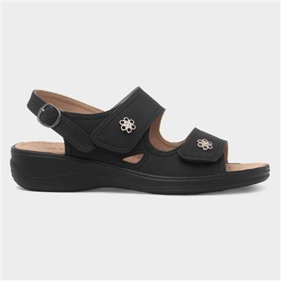 Samantha Womens Black Sandal