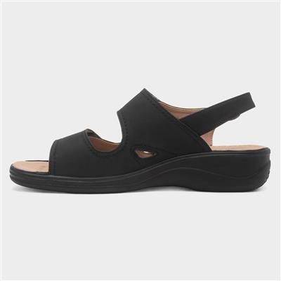 Samantha Womens Black Sandal