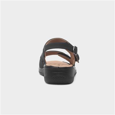 Samantha Womens Black Sandal