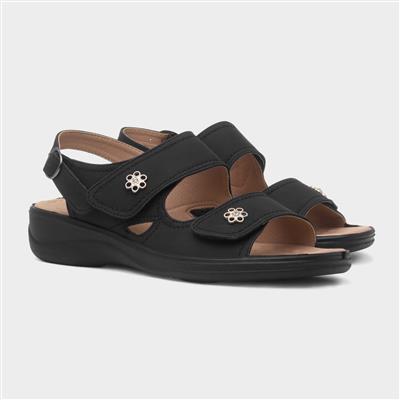 Samantha Womens Black Sandal