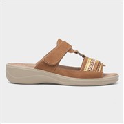 Cushion Walk Gemma Womens Camel T-Bar Mule Sandal (Click For Details)