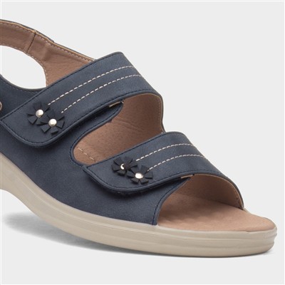 Penny Womens Navy Sandal