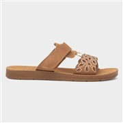 Cushion Walk Christina Womens Tan Mule Sandal (Click For Details)
