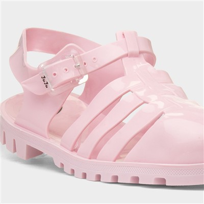 Maxi Womens Pastel Pink Jelly Sandal