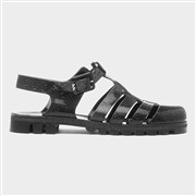 JuJu Maxi Womens Recycled Black Jelly Sandal (Click For Details)