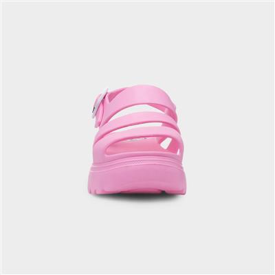 Sunny Womens Bubblegum Chunky EVA Sandal