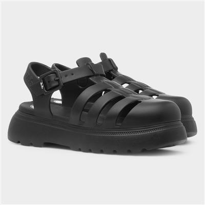 Angel Womens Black EVA Chunky Sandal