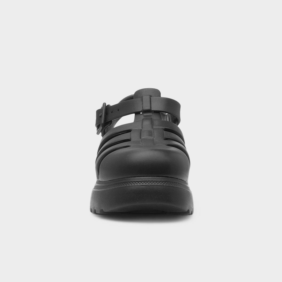 JuJu Angel Womens Black EVA Chunky Buckle Sandal-11357 | shoezone