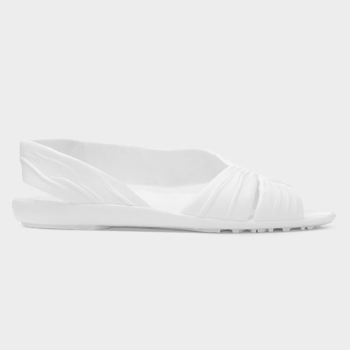 Fergie Womens White Jelly Sandal