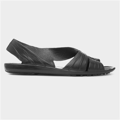 Fergie Womens Recycled Black Jelly Sandal