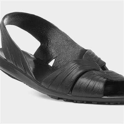 Fergie Womens Black Jelly Sandal