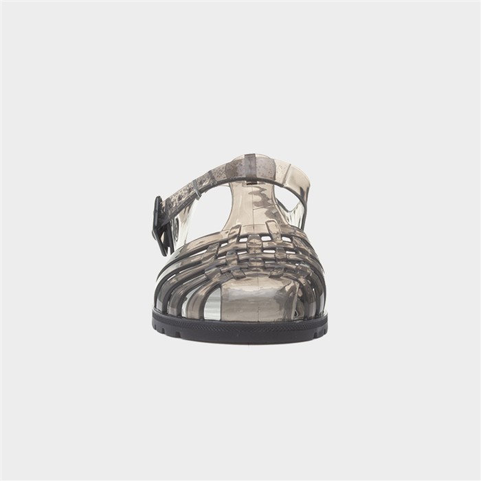 Reilly Womens Smoke Buckle Jelly Sandal