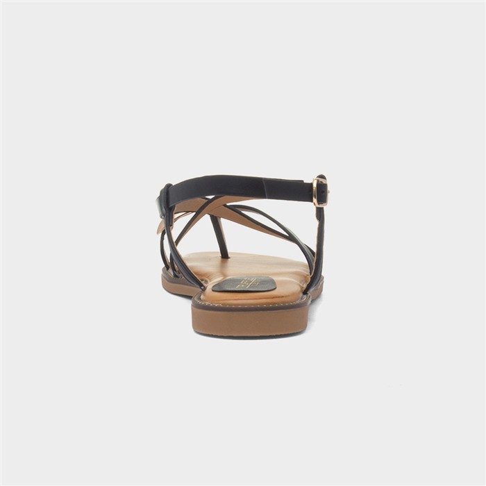 Aelia Womens Black Sandal