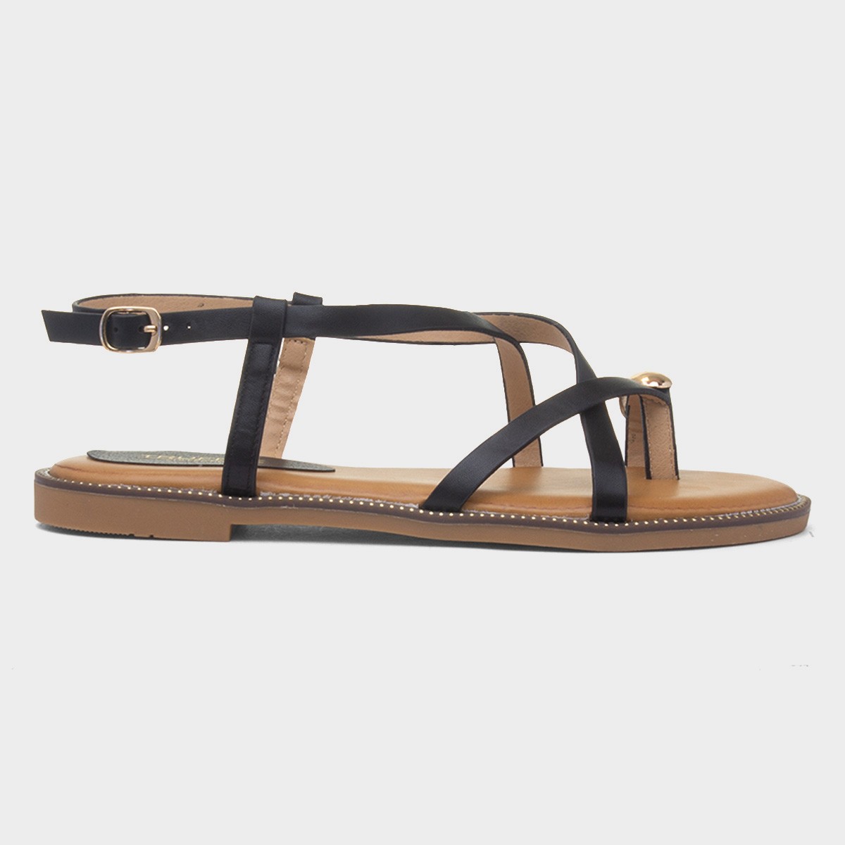 Aelia Womens Black Sandal