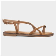 Truffle Aelia Womens Tan Toe Post Sandal (Click For Details)