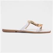 Truffle Fiona Womens White Mule Sandal (Click For Details)